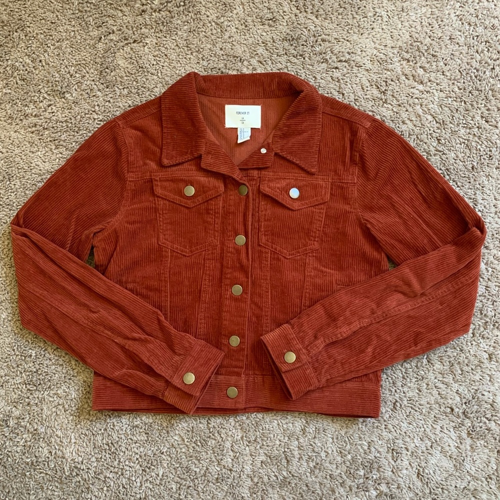 BUNDLE SALE 🍓 Rust Corduroy Jacket 🍓